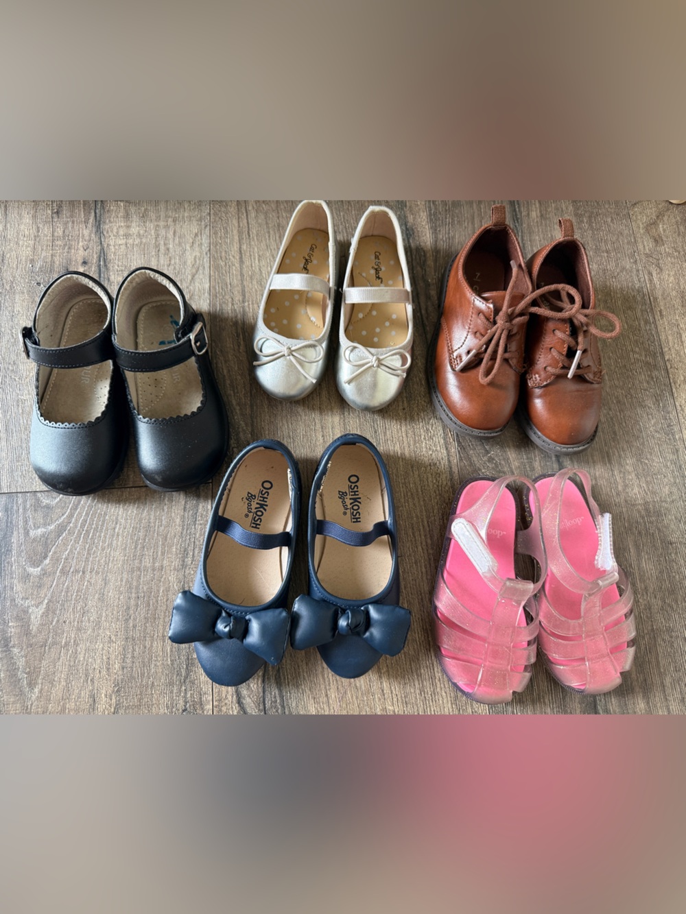 Toddler Girl Size 7 Dress Shoes Bundle